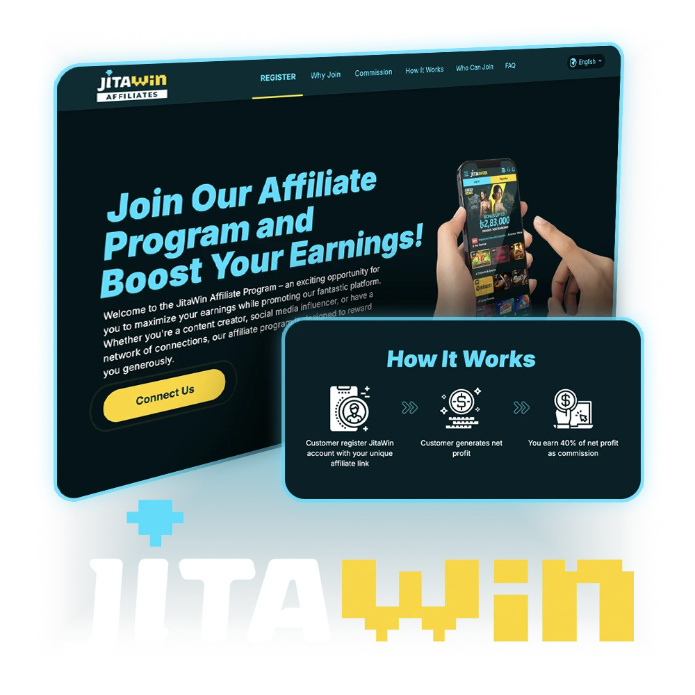 Join the JitaWin Affiliate Program and grow your income.
