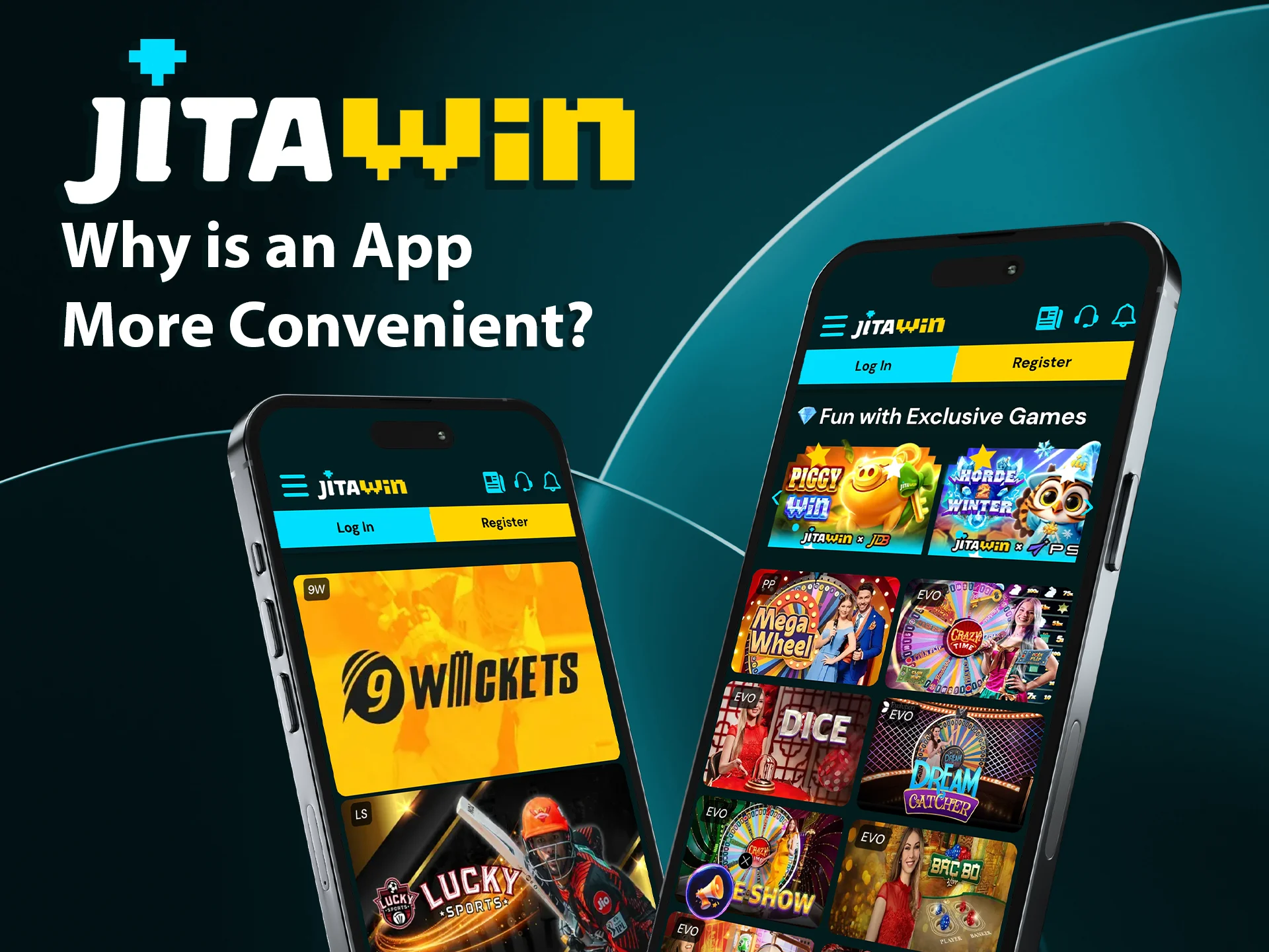 Play anytime, anywhere with the JitaWin mobile app.
