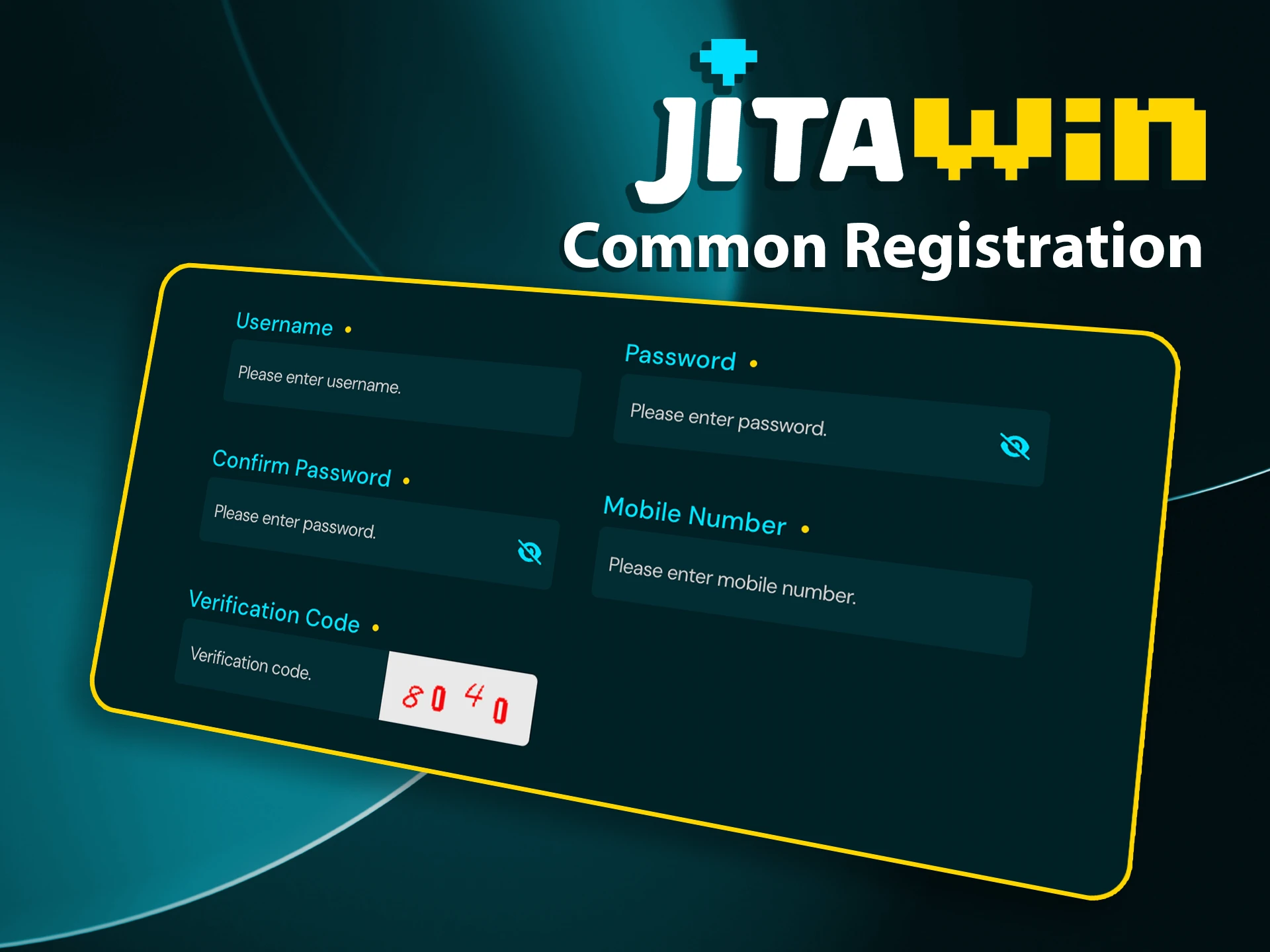 Create your JitaWin account in minutes and join the fun.